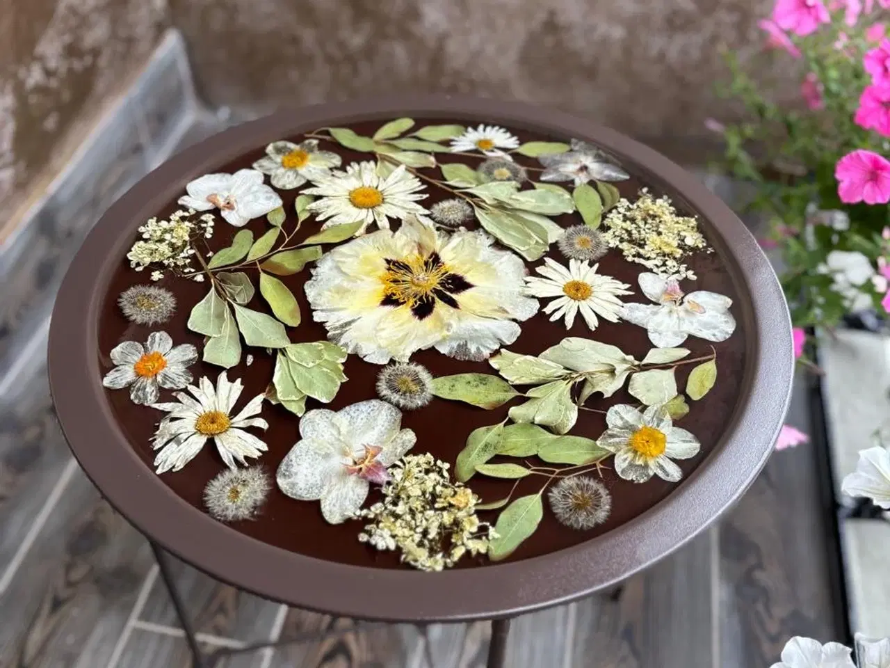 Billede 1 - Unique Handmade Coffee Table – Epoxy Resin & Real 