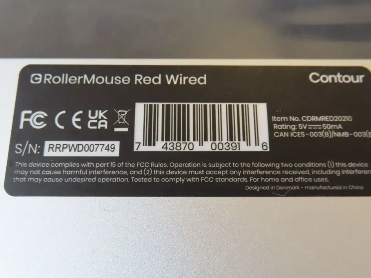 Billede 4 - ROLLERMOUSE RED PLUS samt trådløst headset JABRA
