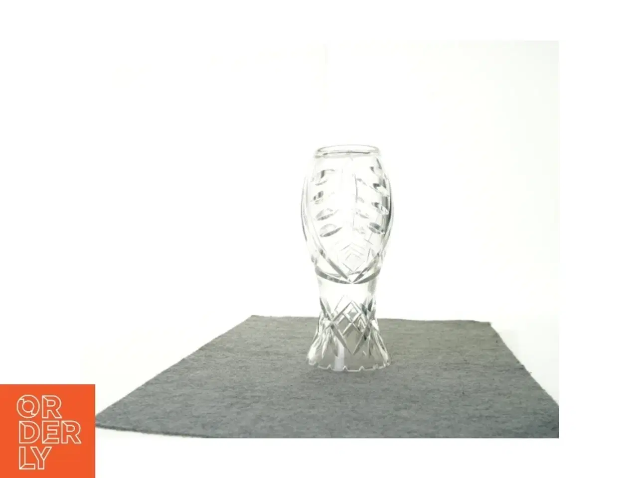 Billede 2 - Krystal vase (str. 27 x 10 cm)