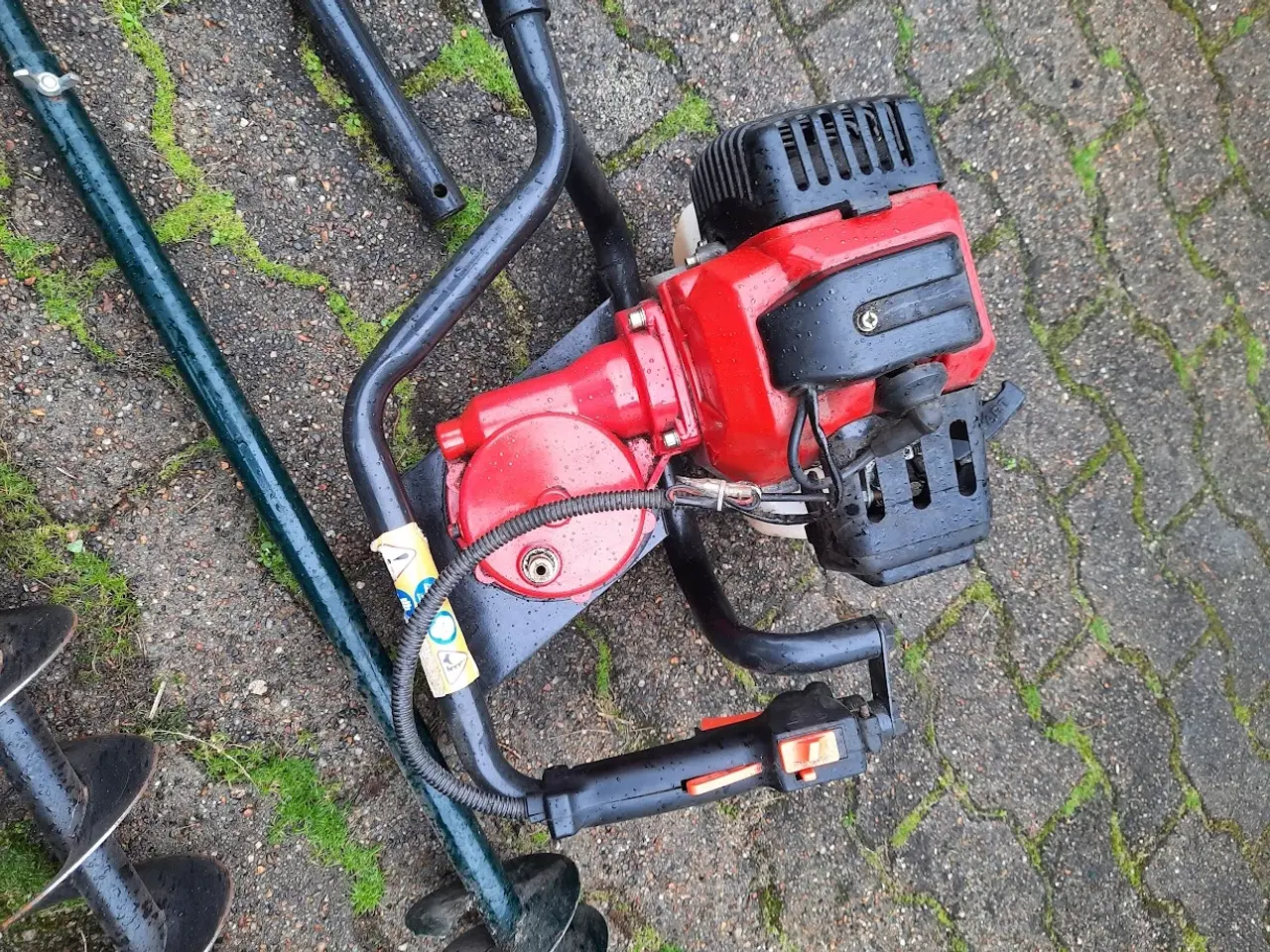 Billede 3 - Jordbor / pælebor med benzinmotor