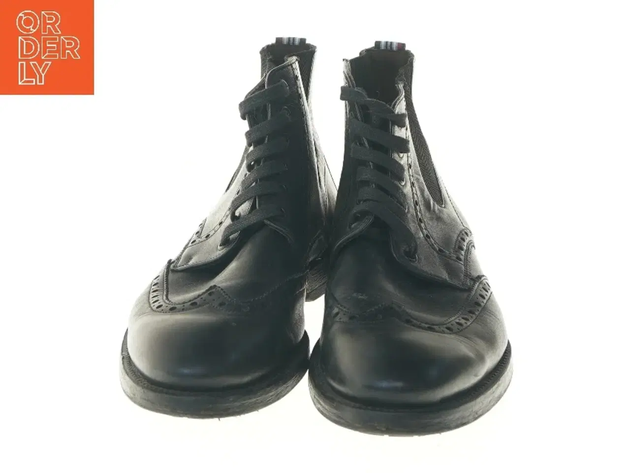 Billede 3 - Sort lloyd herrestøvle med brogue detaljer fra Lloyd (str. 42 )