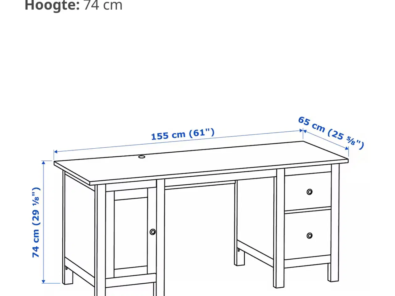 Billede 2 - IKEA skrivebord