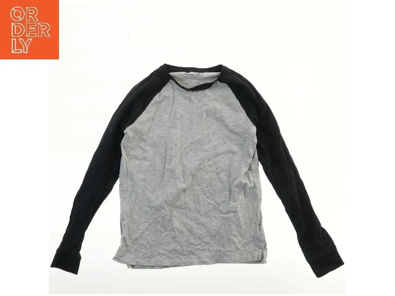 Billede 1 - Langærmet trøje med kontrastærmer fra Next (str. 164)