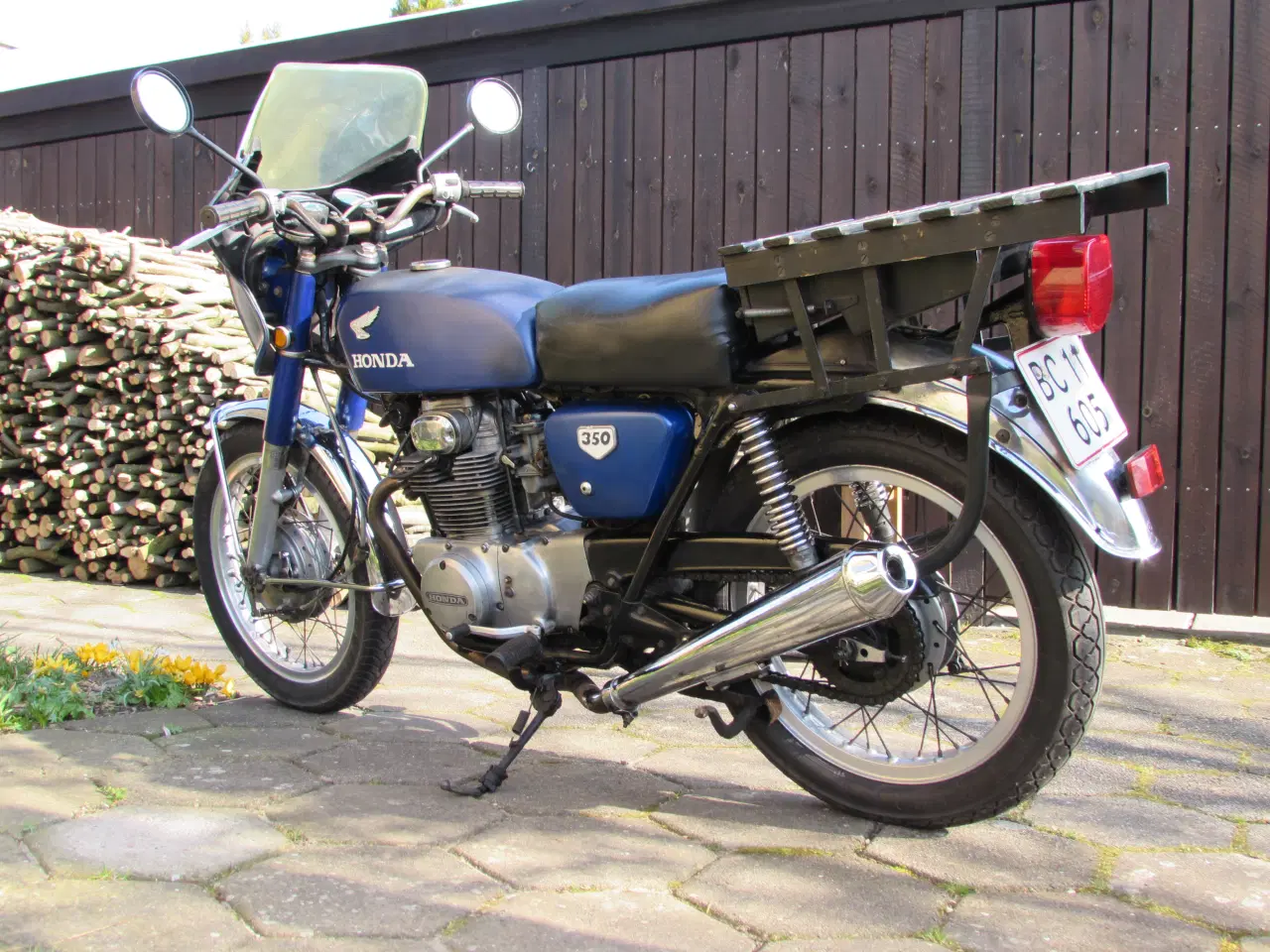 Billede 1 - Honda CB350 brugt stempelsæt STD størtrelse