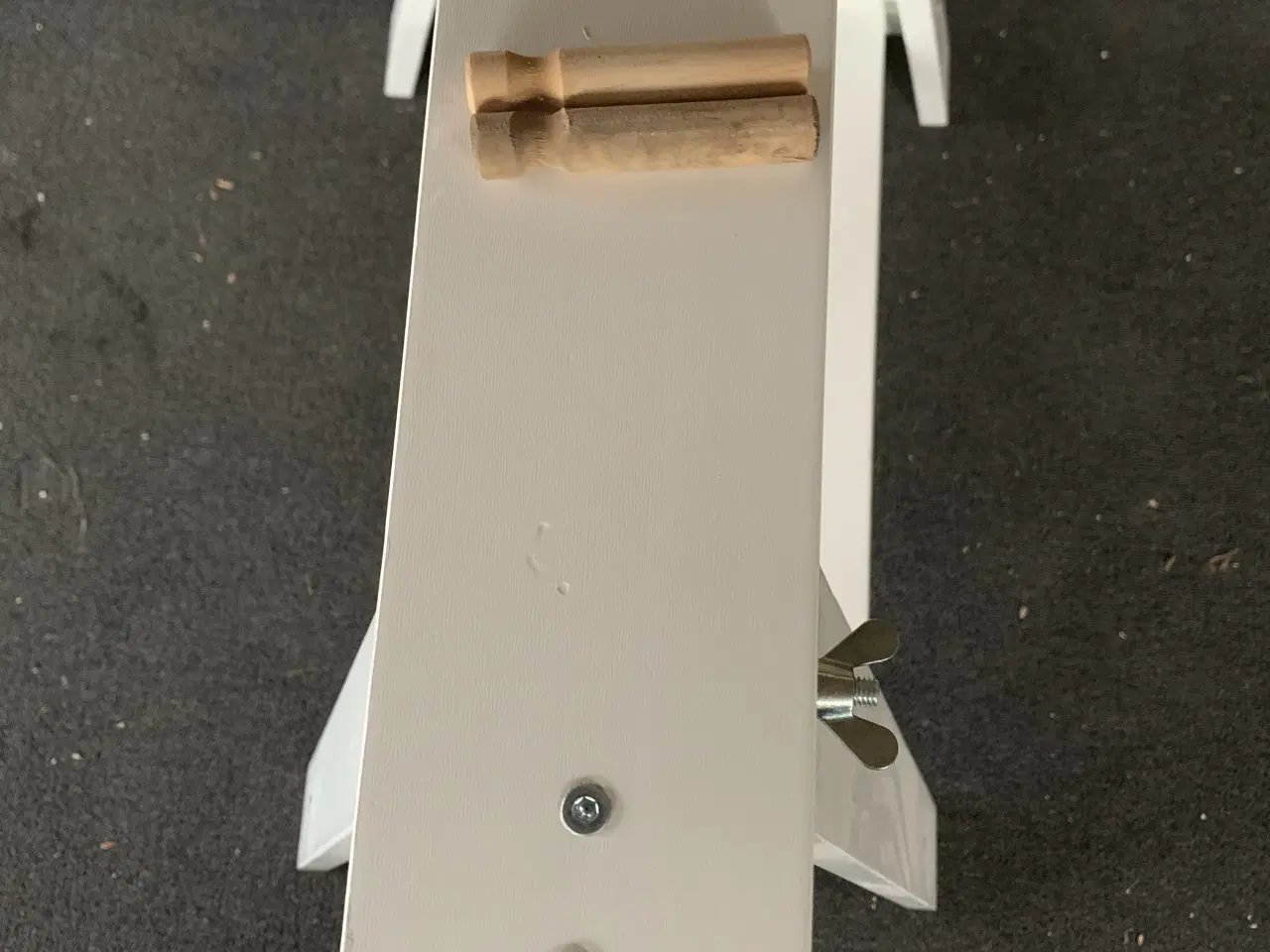 Billede 2 - Bordbukke i hvid 2 stk