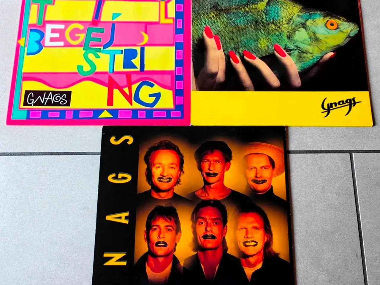 Billede 1 - 3x LP plader med Gnags