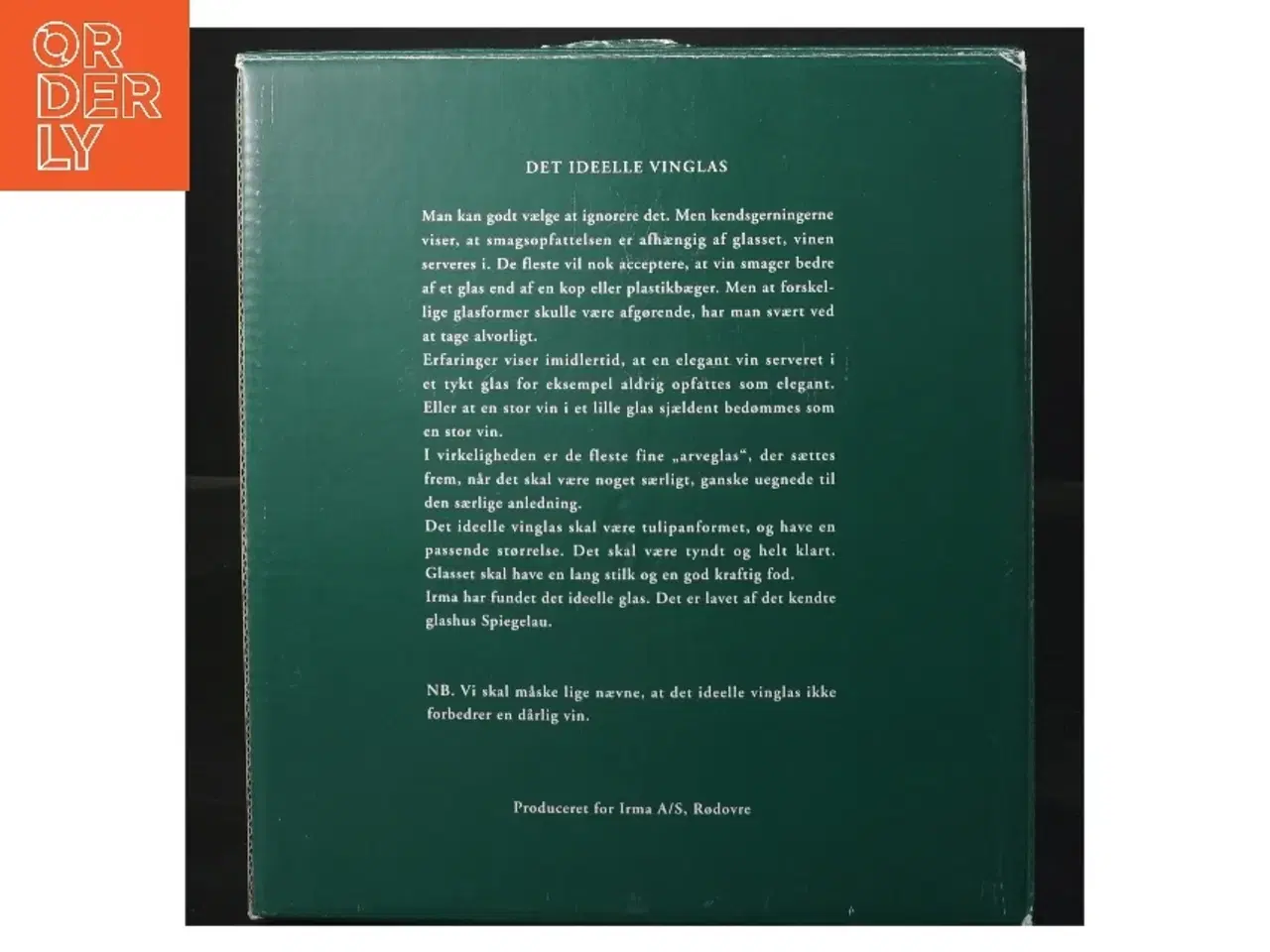 Billede 3 - Store Krystal vinglas fra Irma (str. 2 stk Ø 6,5 cm længde 17 cm)