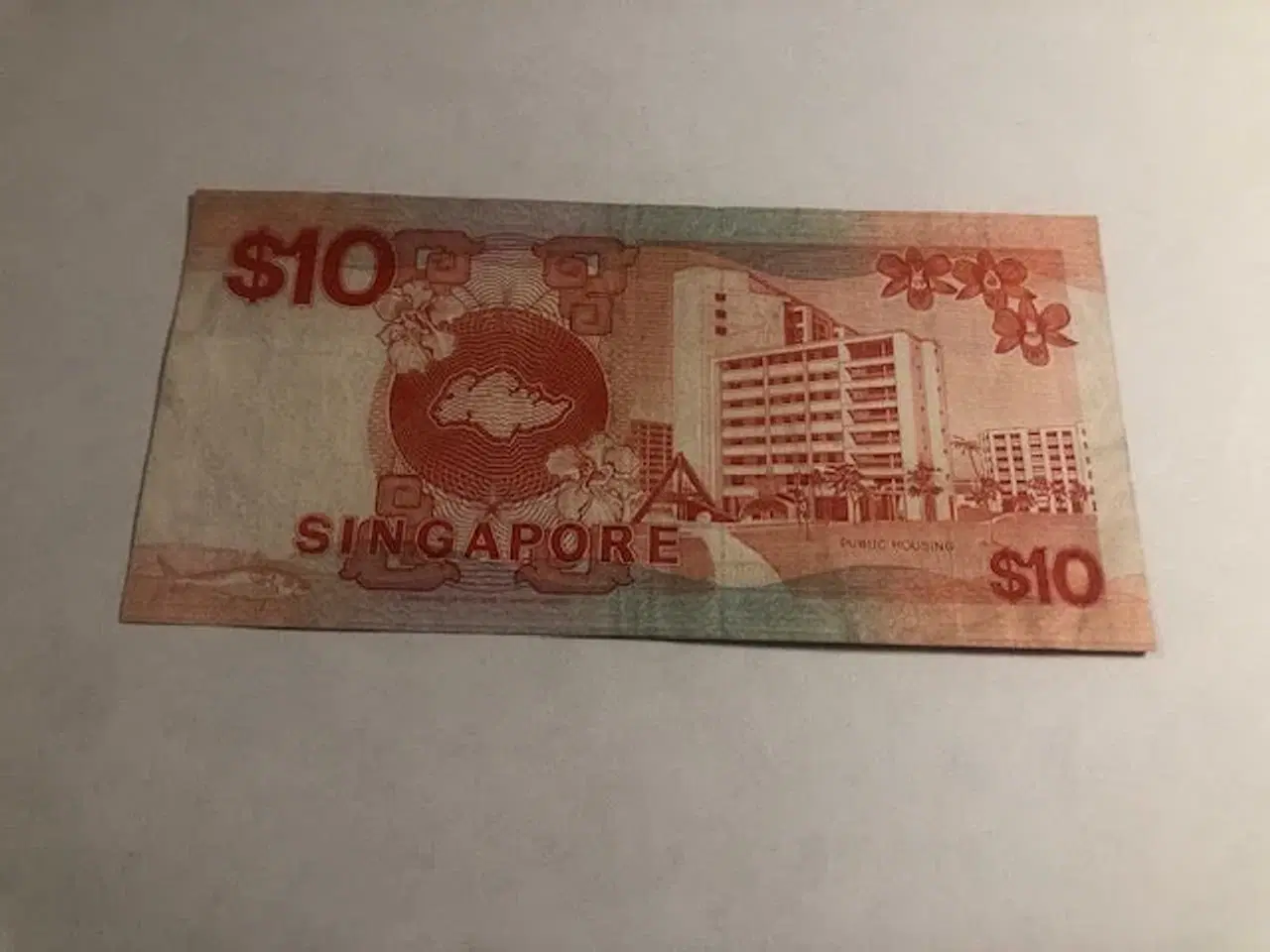 Billede 2 - 10 dollar Singapore 1988
