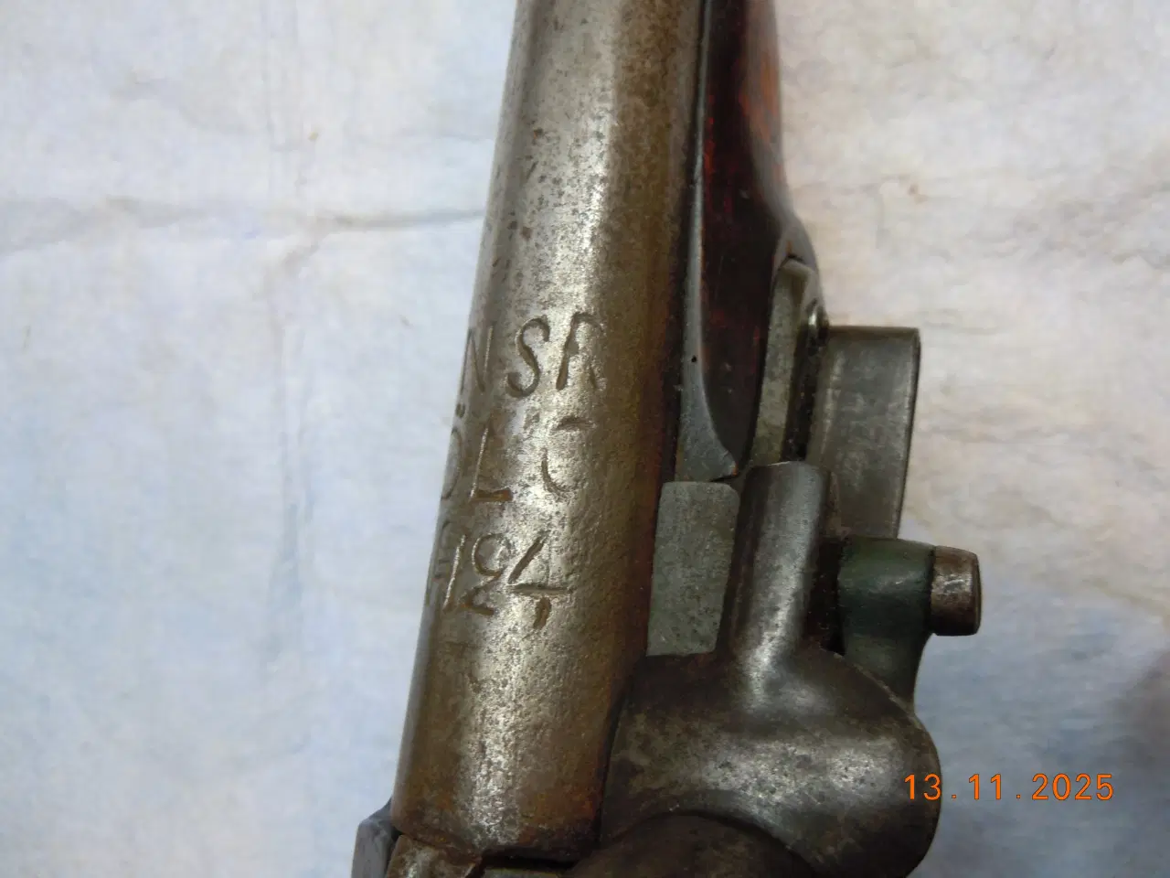 Billede 3 - Flintelåspistol, org. ca. 1800, velfungerende.