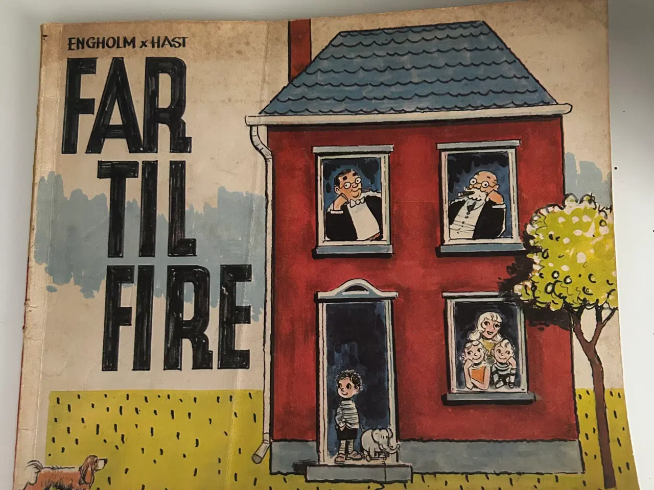 Billede 1 - Far til fire tegneserie