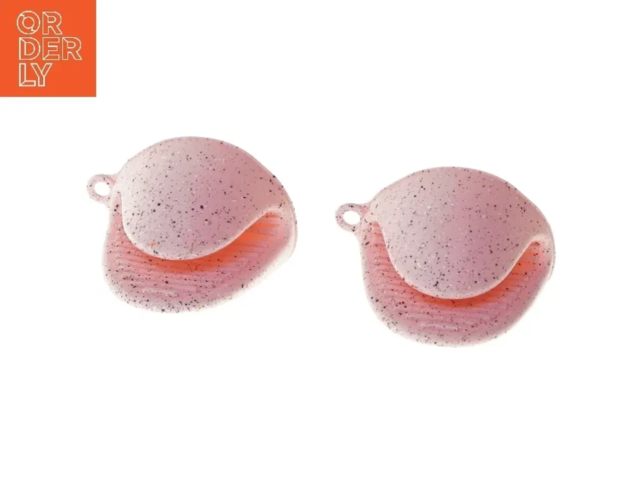 Billede 1 - Rosa silikone grydelapper(str. 10x7x8,5 cm) (str. 10x7x8,5 cm)