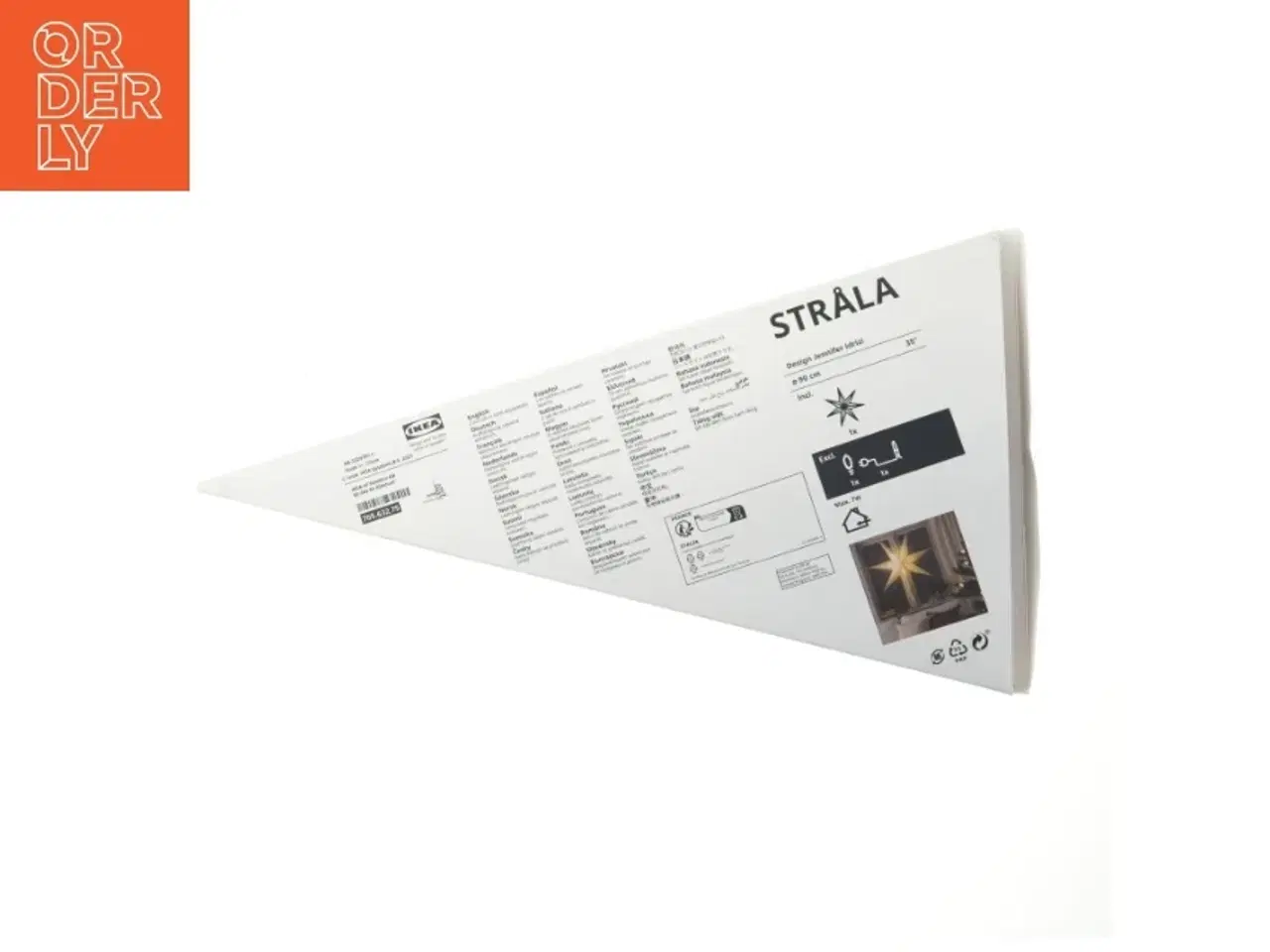 Billede 2 - Stråla stjerne lampe fra Ikea (str. Ø 90 cm)