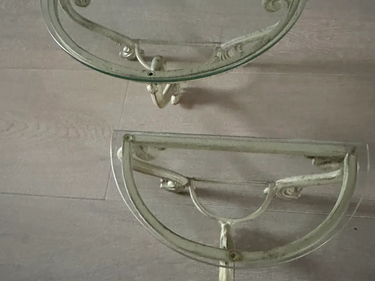 Billede 2 - 2 stk Glas hylder