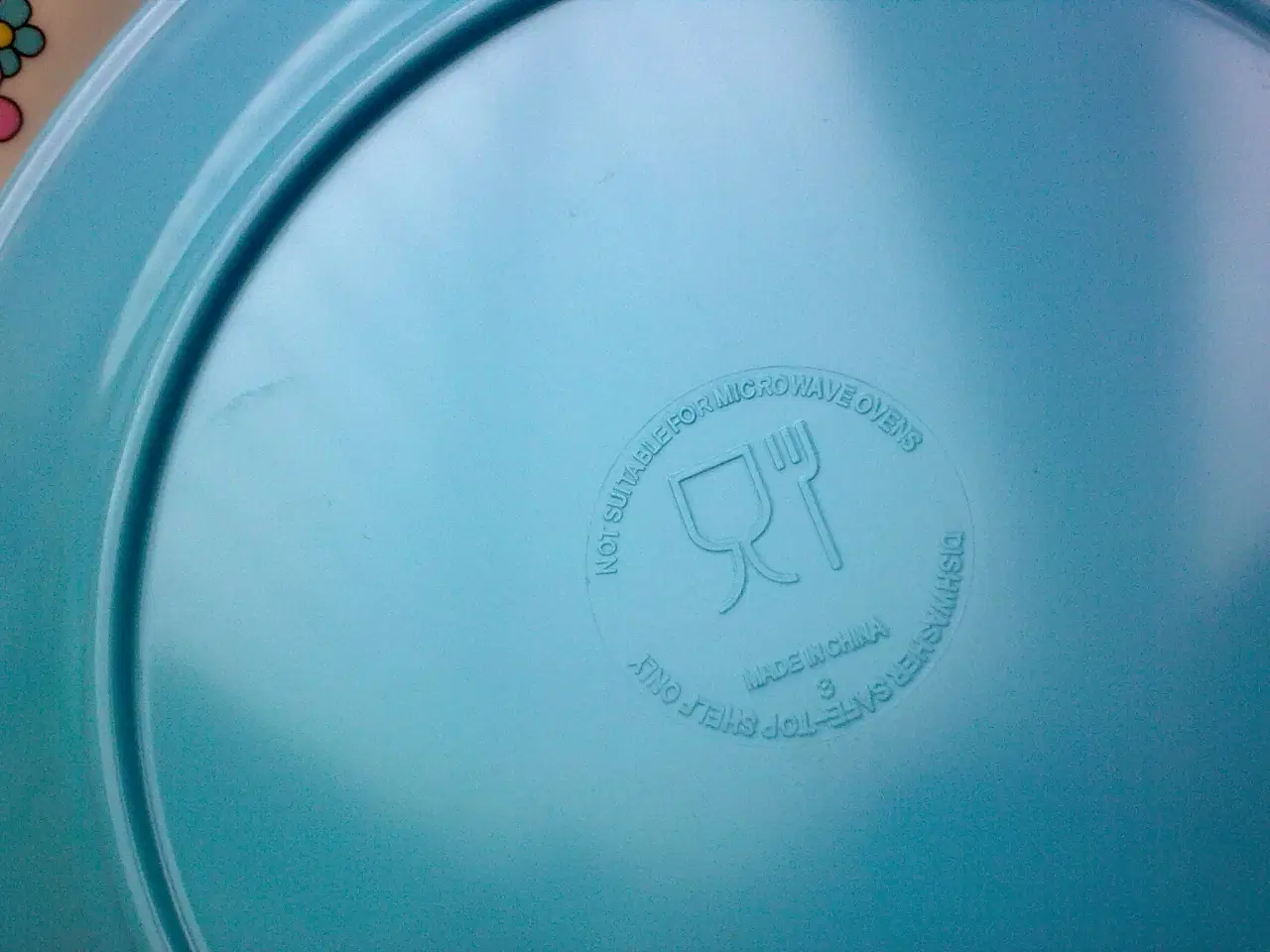 Billede 20 - Børnetallerken x 2 RETRO håndmalet m høns o.a.