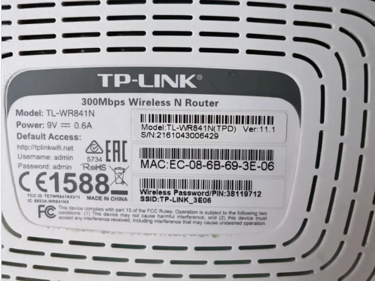 Billede 3 - TP-link router