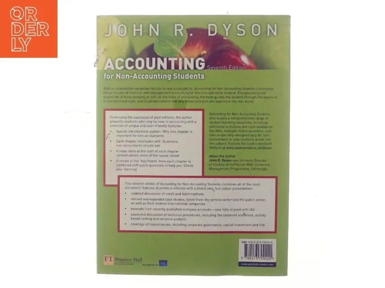 Billede 3 - Accounting for non-accounting students af John R. Dyson (Bog)