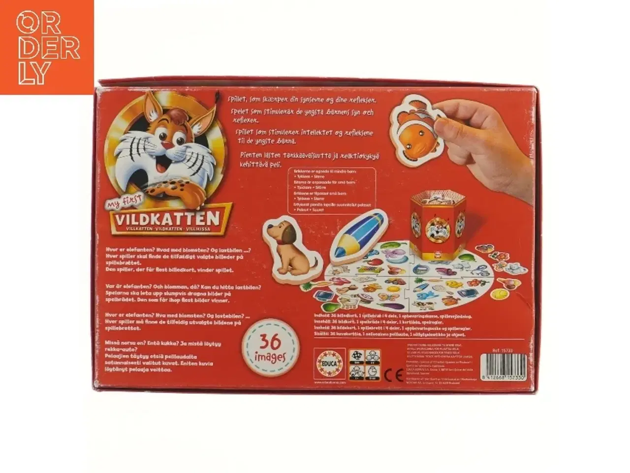 Billede 3 - Vildkatten spil til børn fra Educa (str. 33,5x23 cm)