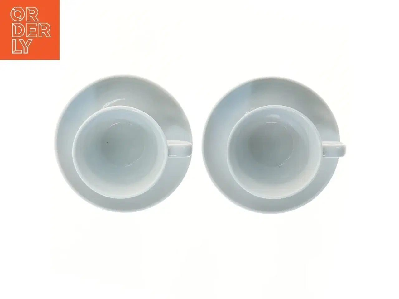 Billede 2 - Kaffekopper med underkopper fra Maisons (str. 2 stk Ø 9 & 14 cm)