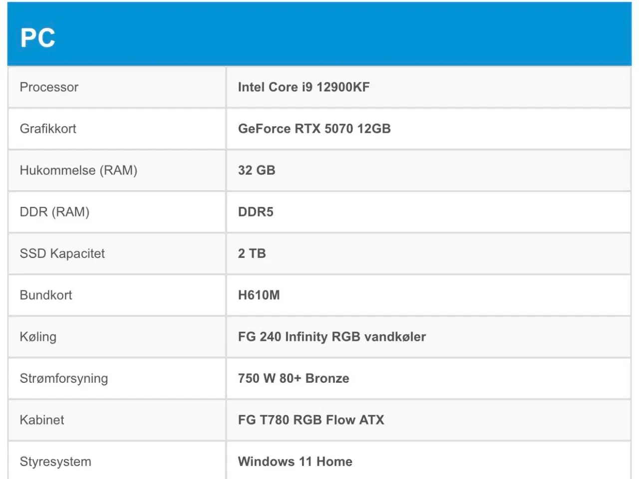 Billede 5 - 2 måneder gammel Føniks Warrior 3 Gaming Computer
