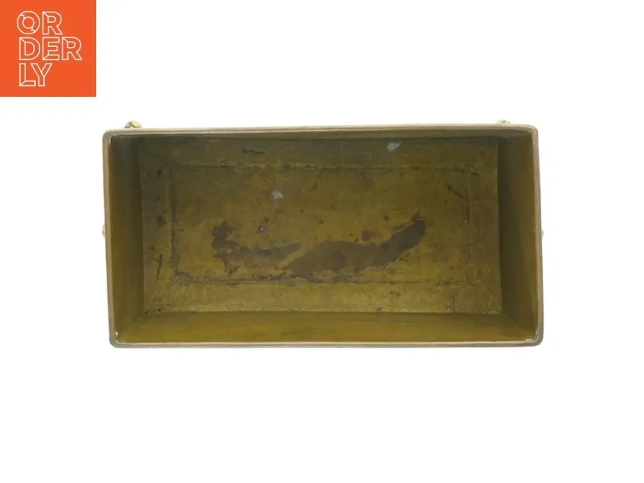 Billede 2 - Vintage rektangulær messing boks (str. 50 x 27 x 21 cm)
