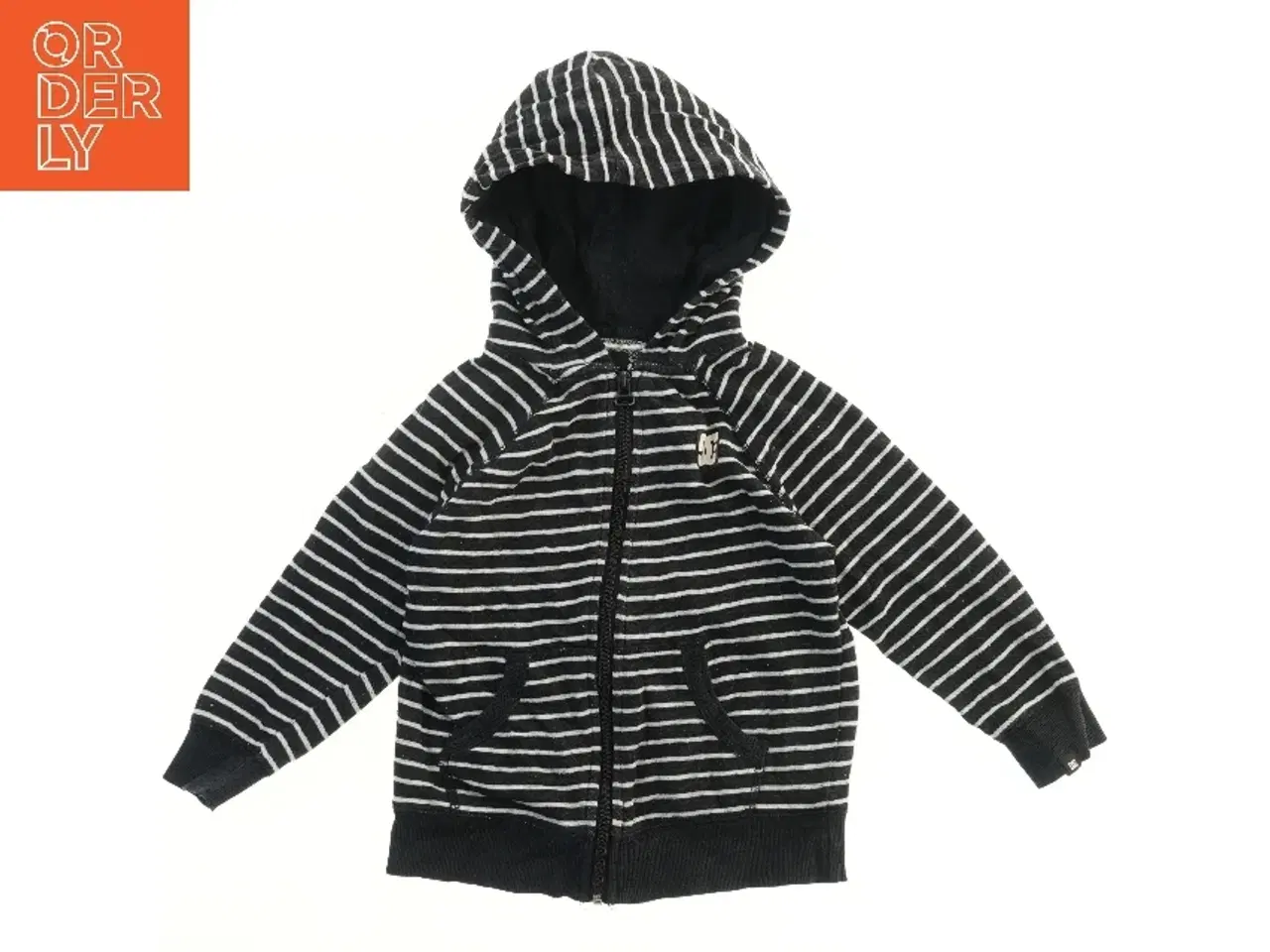 Billede 1 - DC Stribet hættetrøje til børn (str. 104)