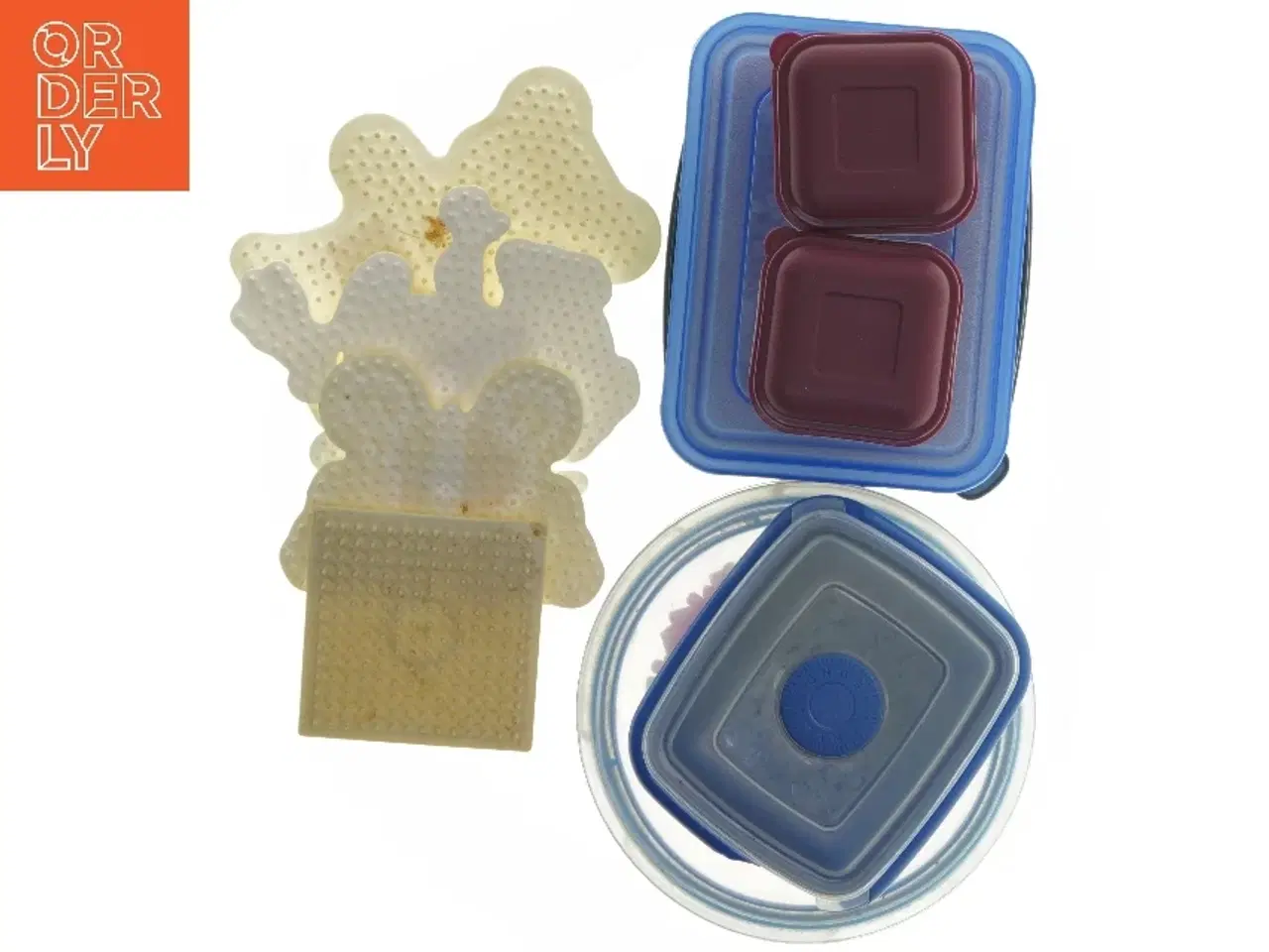 Billede 3 - Perler og 4 perleplader