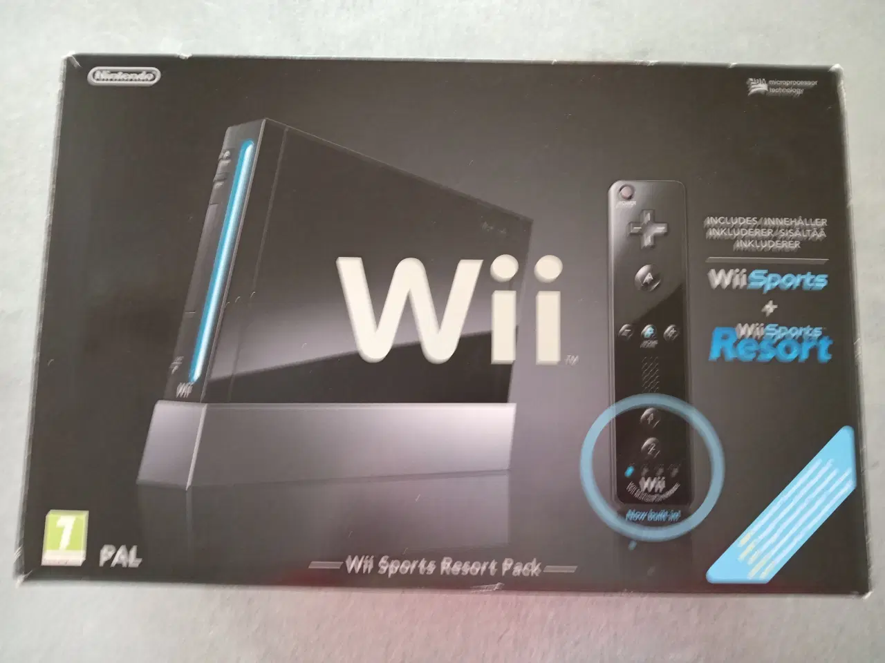 Billede 2 - Sort Wii med spil / tilbehør 