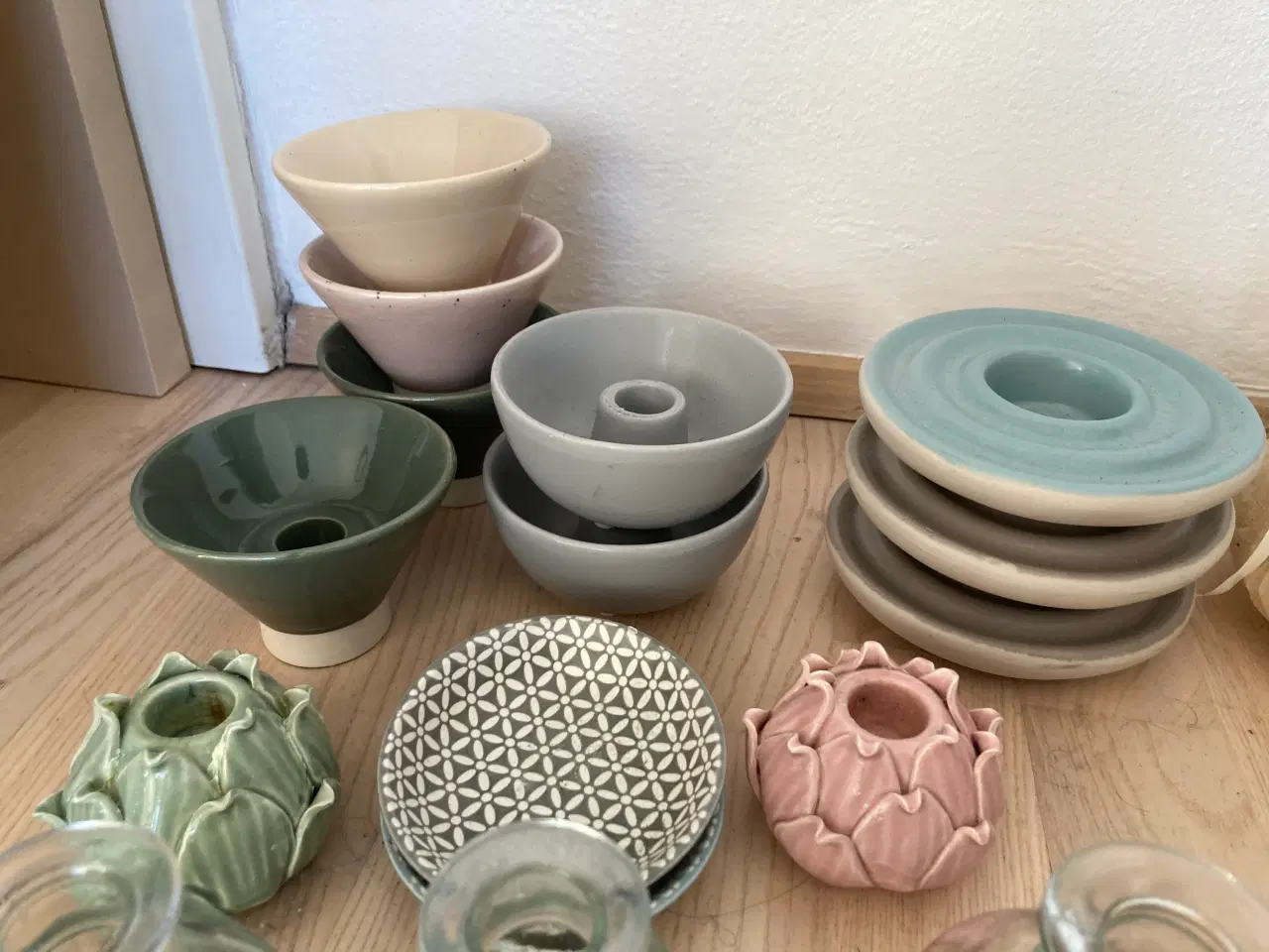 Billede 2 - Smukke små glasvaser.