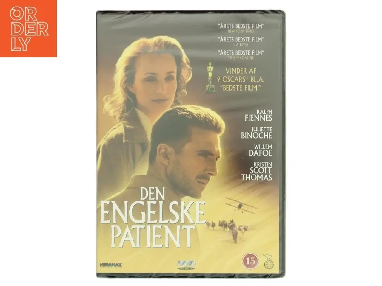 Billede 1 - DEN ENGELSKE PATIENT med Ralph Fiennes (DVD)