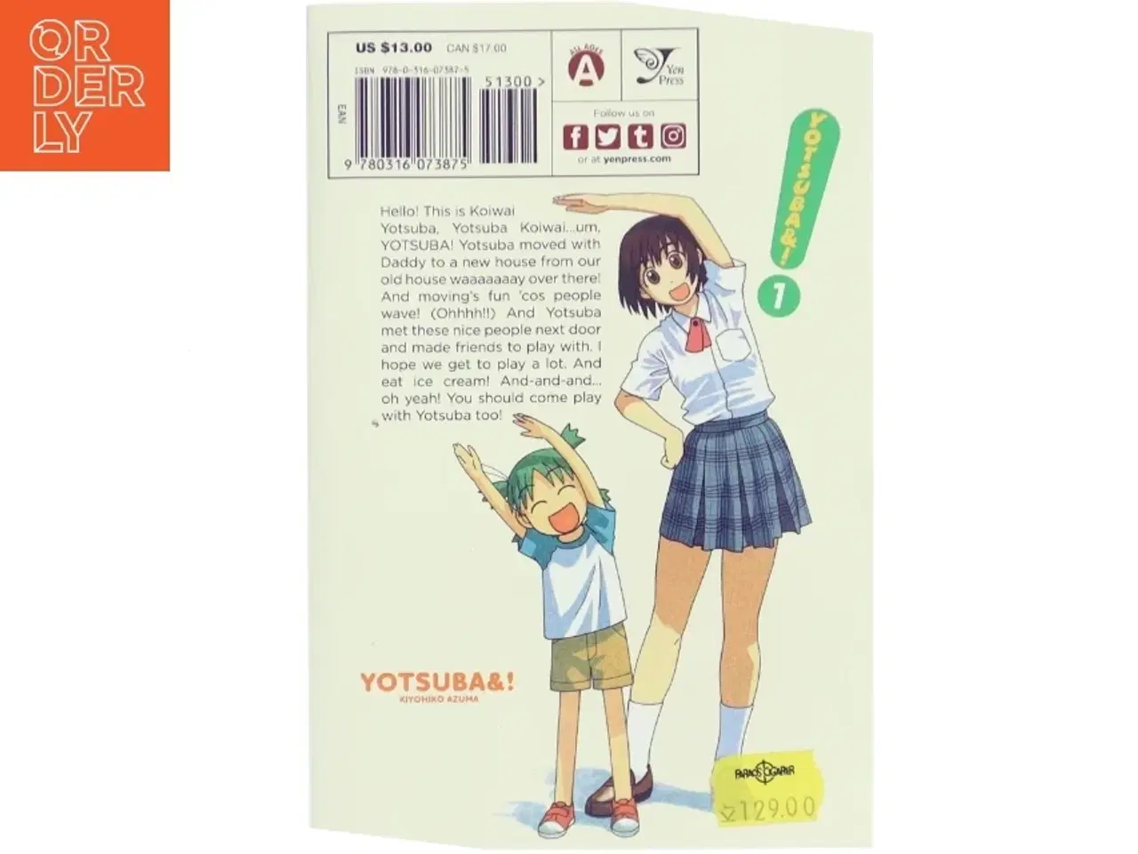 Billede 2 - Yotsuba&! Manga, Bind 1 fra Kiyohiko Azuma