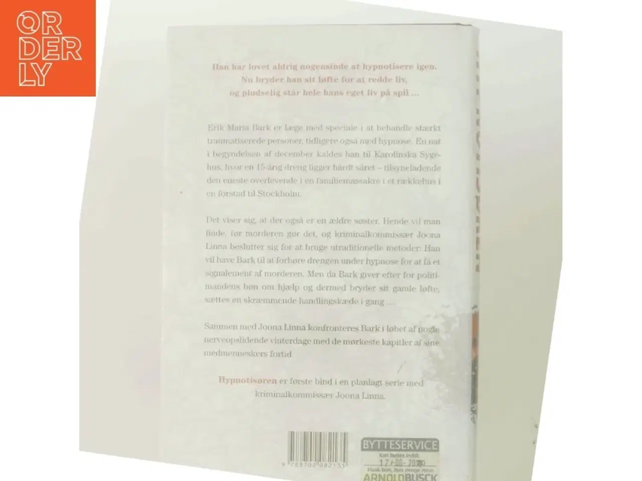 Billede 3 - Hypnotisøren af Lars Kepler (Bog)