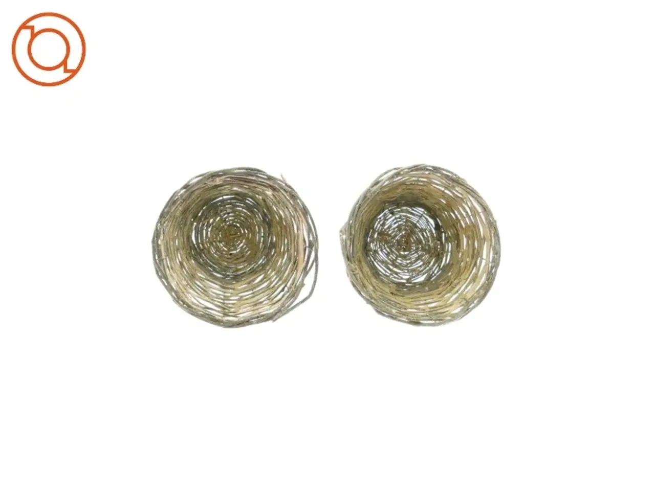 Billede 3 - Urtepotte kurv i flet (2 styk)