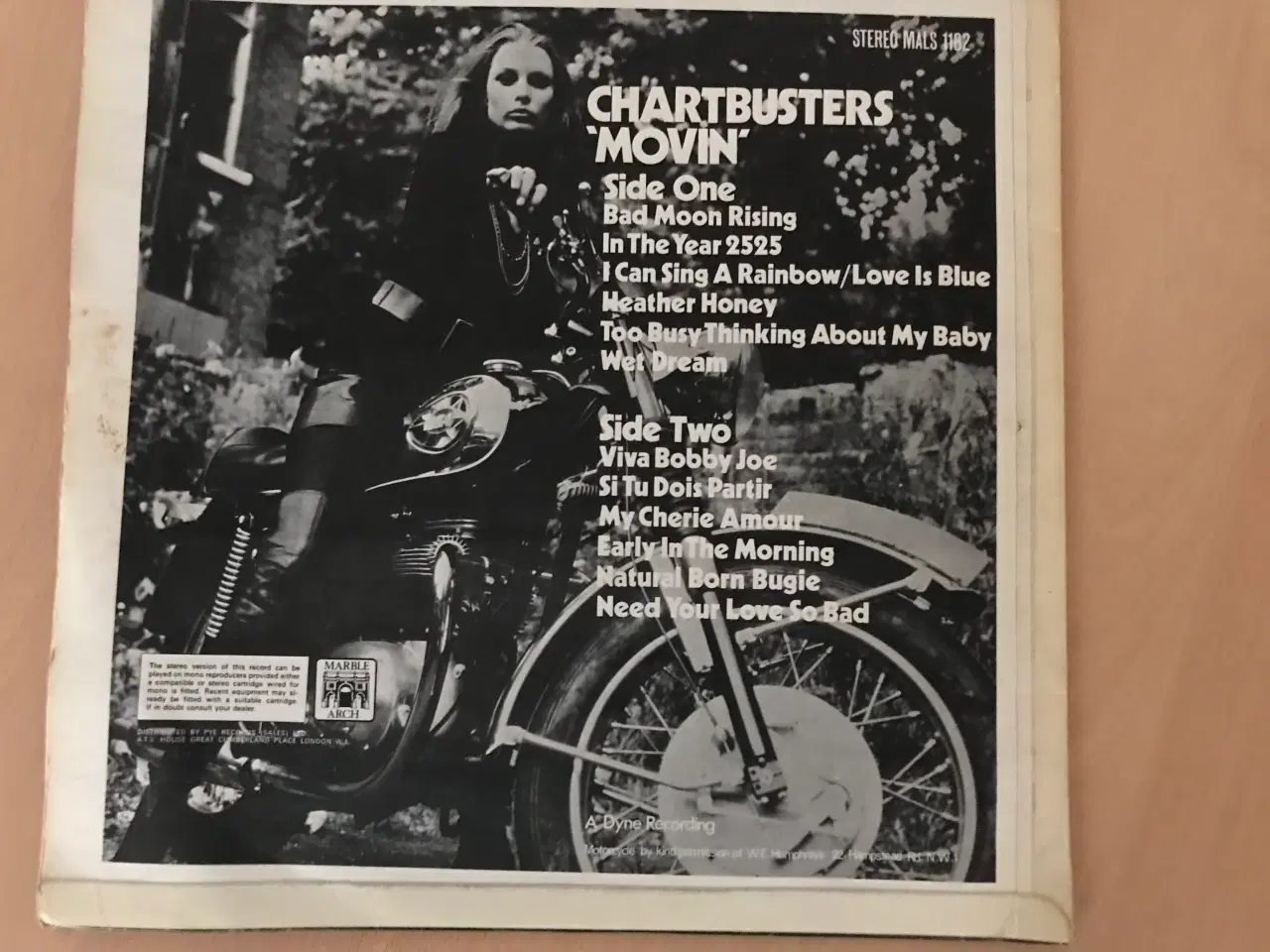 Billede 2 - BSA gammel Lp med BSA billede