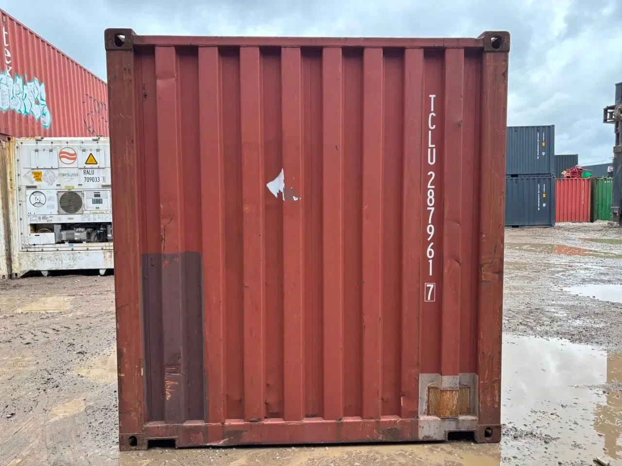 Billede 4 - 20 fods Container- ID: TCLU 287961-7 - Hvidovre