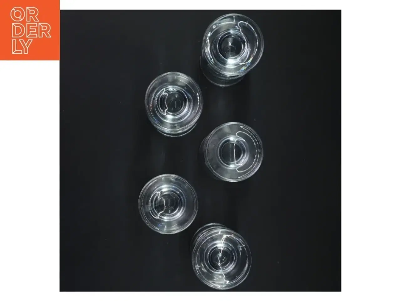 Billede 3 - Holmegaard - Set med fem klare glas (str. 6x12 cm)