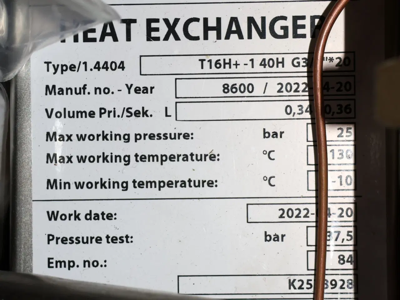 Billede 6 - Gemina Termix varmeveksler