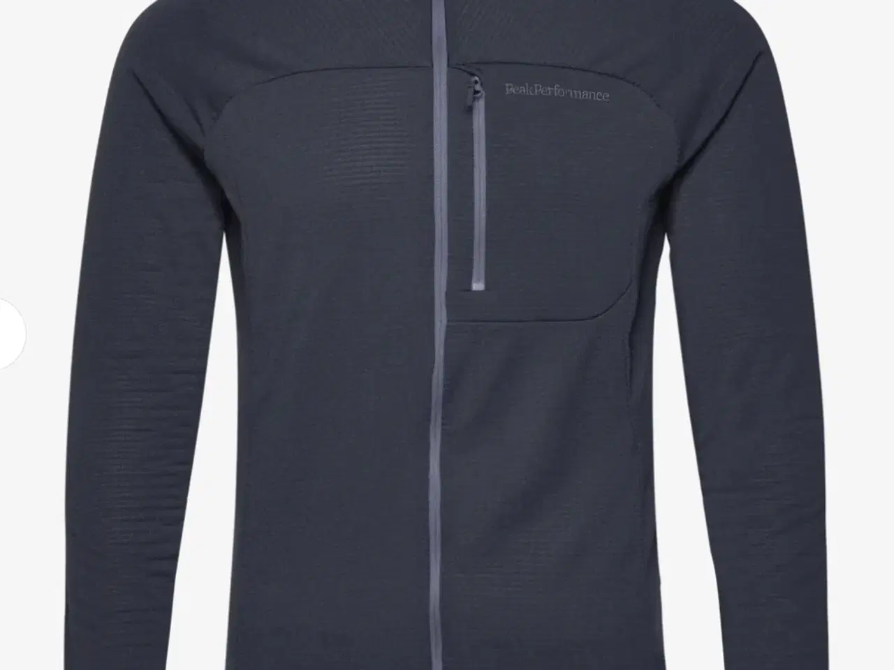 Billede 1 - Peak Performance Fleecetrøje M Light Zip Hood Blå