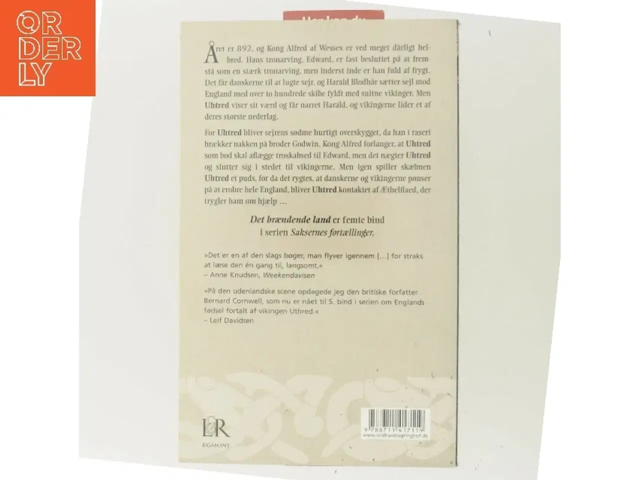 Billede 3 - Det brændende land af Bernard Cornwell (Bog)