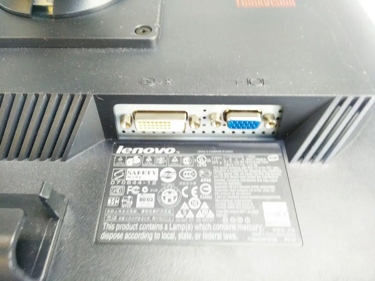 Billede 2 - PC skærm 19" Lenovo ThinkVision L193pC