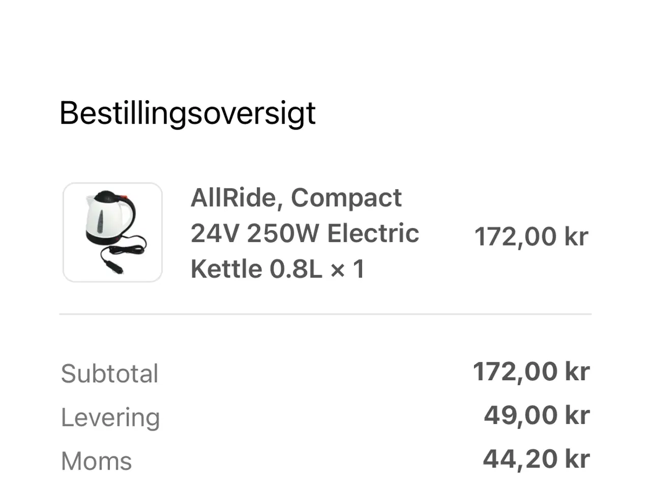 Billede 2 - Elkedel 24 w