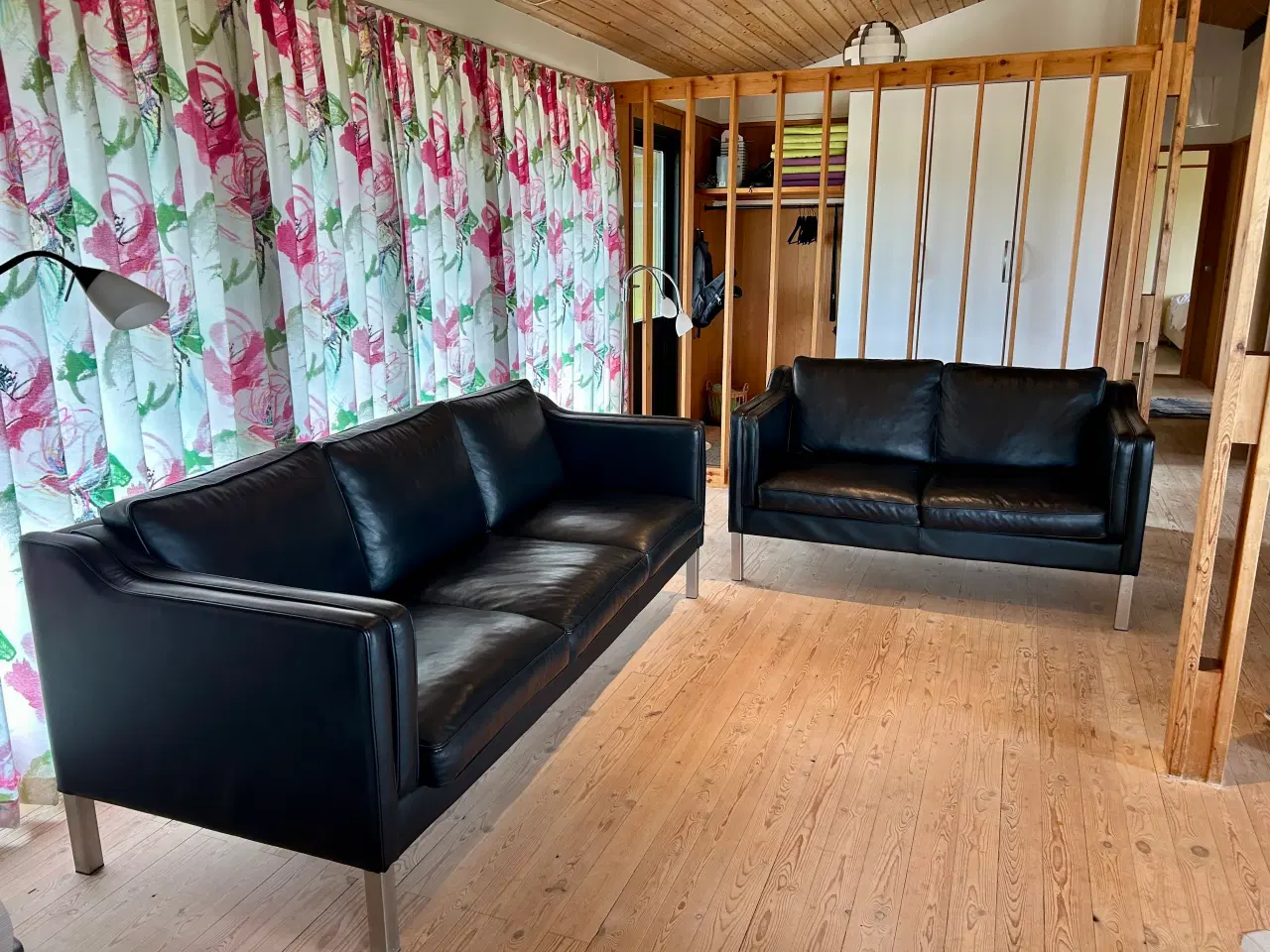 Billede 2 - Lædersofa 3 + 2 personer 