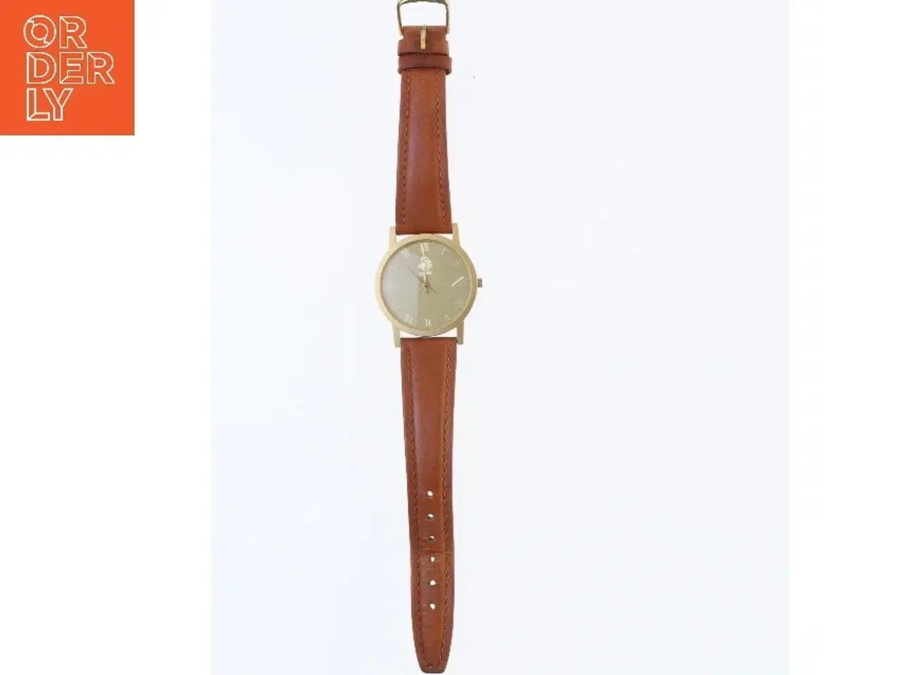 Billede 1 - Klassisk herreur med læderrem (str. 35 mm)