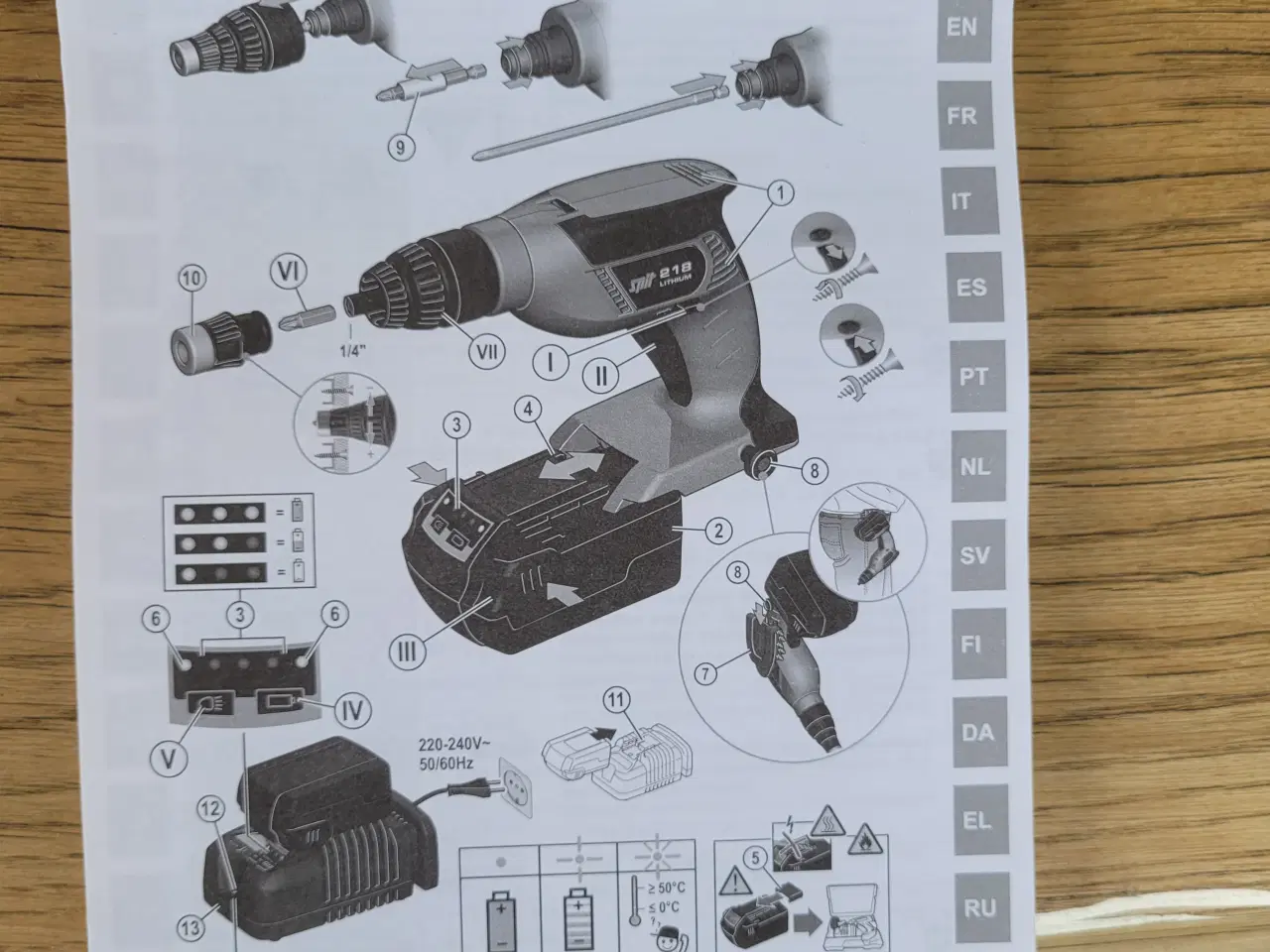 Billede 8 - Spit 218 Gipsskruemaskine Speed 55 Lithium 18V