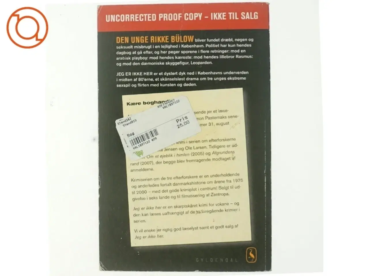 Billede 3 - Jeg er ikke her af Christian Dorph og Simon Pasternak (Bog)