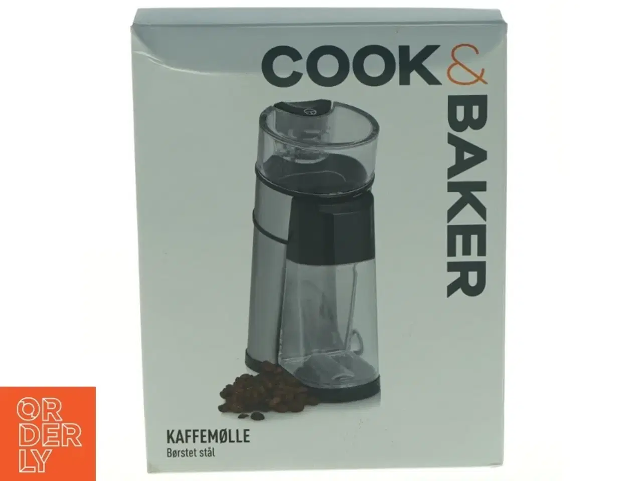 Billede 2 - El-kaffekværn i børstet stål fra Cook & Baker (str. 20 x 8 cm)