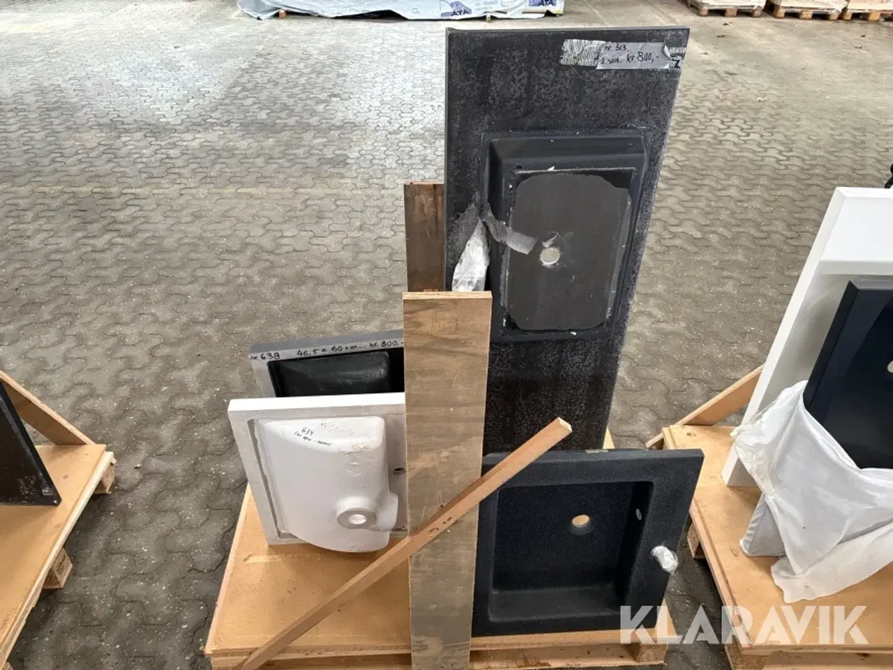 Billede 9 - Vaskebordplader Marbré & Marmorline til toilet - 223 styk.