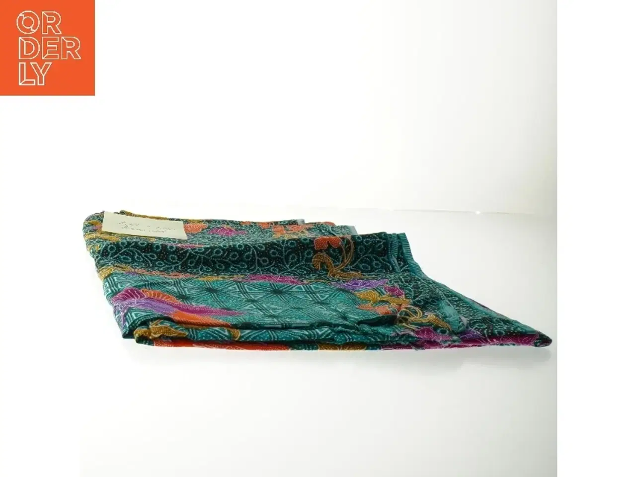 Billede 3 - Farverigt mønstret bomuldsstof (str. 165 x 100 cm)