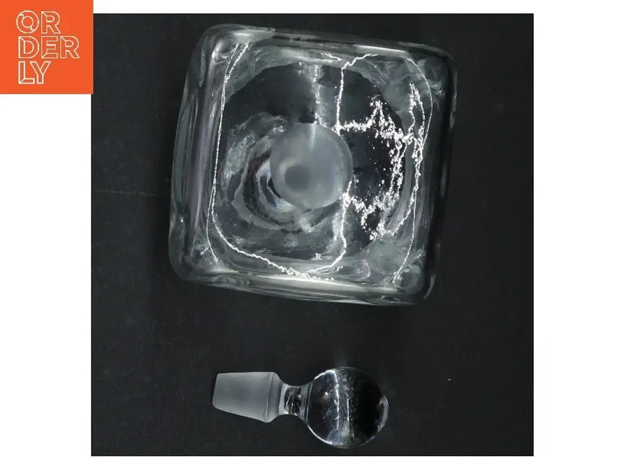 Billede 4 - Glaskaraffel med prop (str. 14 cm)