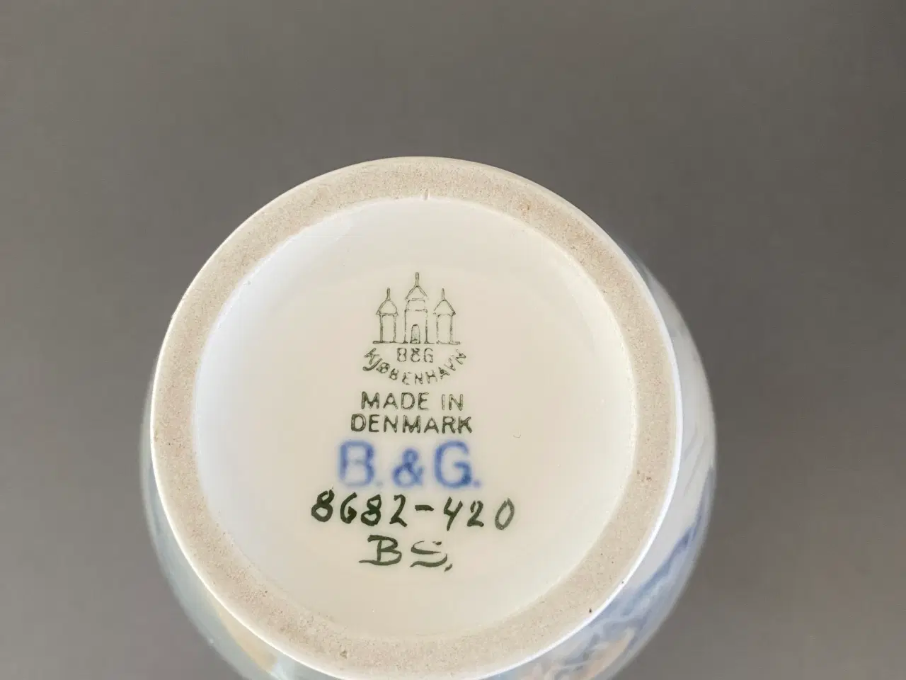 Billede 3 - B&G vase med mølle