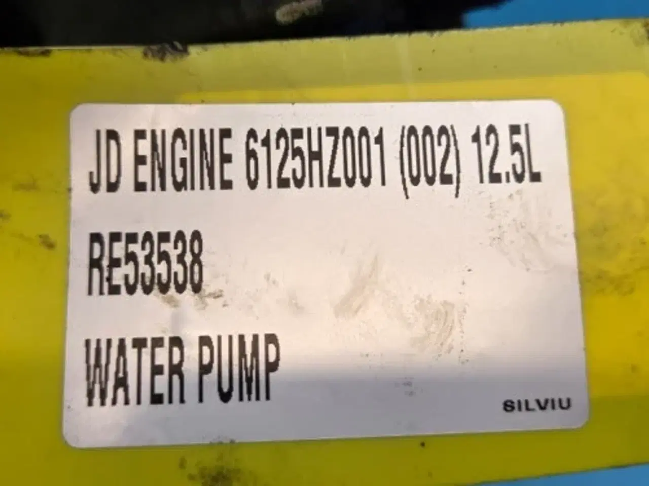 Billede 2 - John Deere 6125HZ001 Vandpumpe RE53538